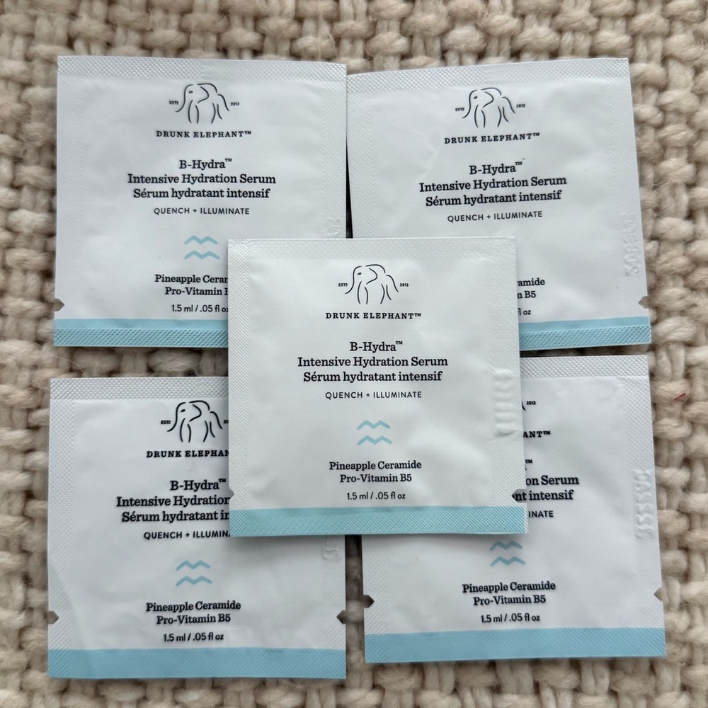 5/25✨quench + illuminated intensive hydration serum drunk elephant 5 samples